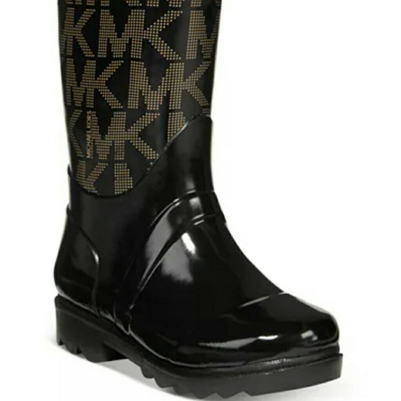 Michael Kors Other - Michael Kors black rainboots size 12 Girls
